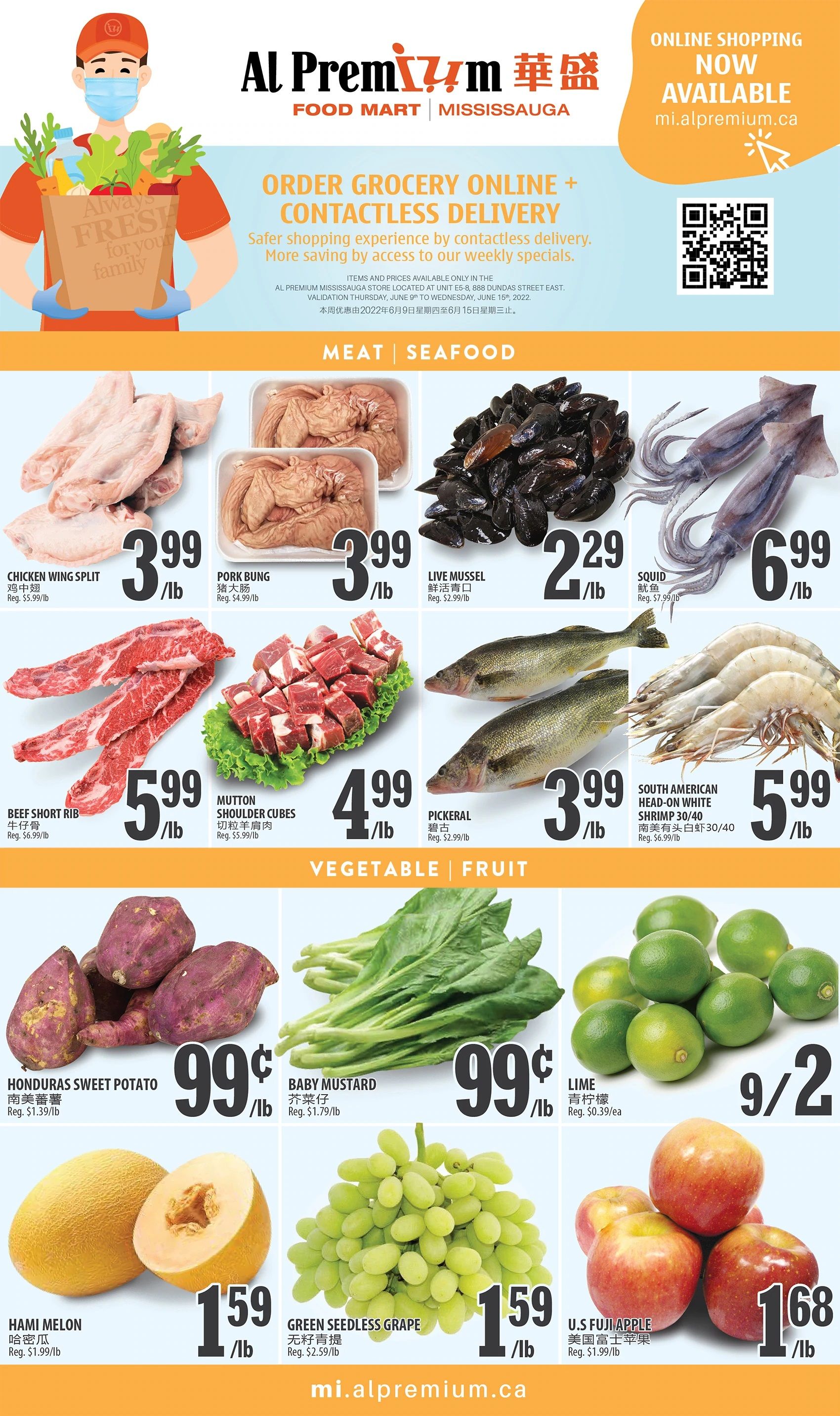 Al Premium Food Mart (Mississauga) Flyer June 9 to 15
