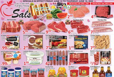 Sal's Grocery Flyer June 10 to 16