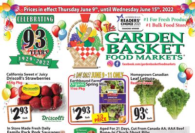 The Garden Basket Flyer June 9 to 15