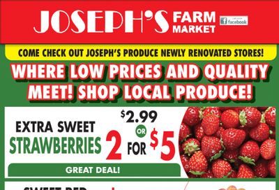 Joseph's Farm Market Flyer June 9 and 10