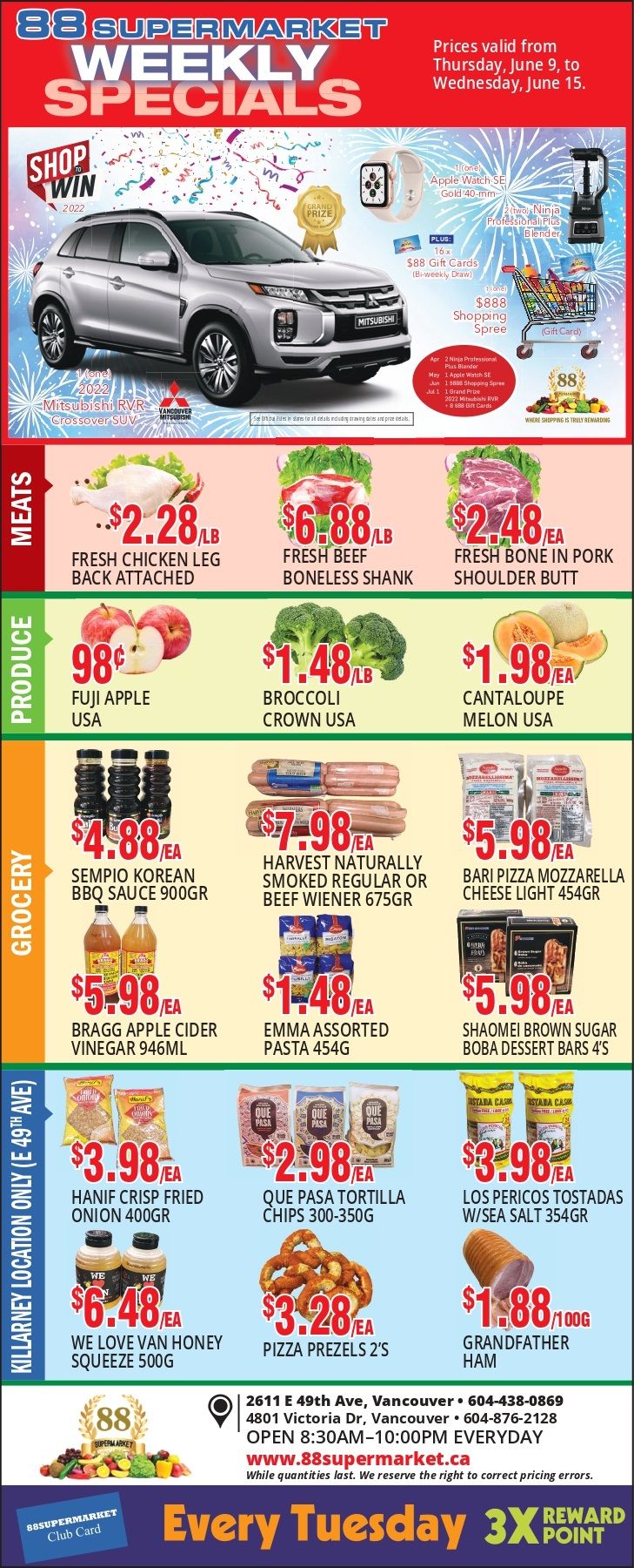 88 Supermarket Flyer June 9 to 15