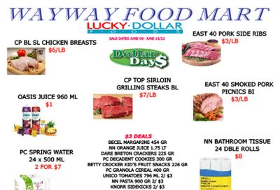 WayWay Food Mart Flyer June 9 to 15