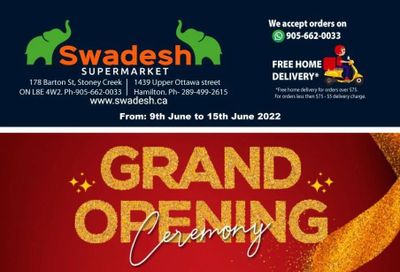 Swadesh Supermarket Flyer June 9 to 15