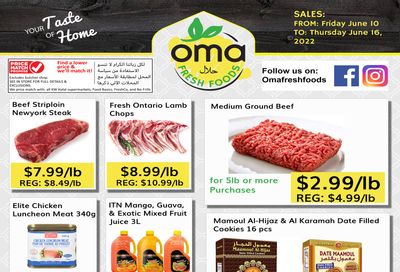 Oma Fresh Foods Flyer June 10 to 16