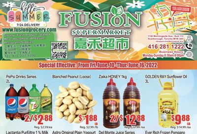 Fusion Supermarket Flyer June 10 to 16