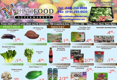 MultiFood Supermarket Flyer June 10 to 16