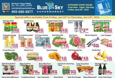 Blue Sky Supermarket (Pickering) Flyer June 10 to 16