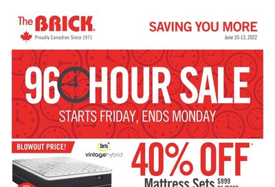 The Brick 96-Hour Sale Flyer June 10 to 13