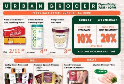 Urban Grocer Flyer June 10 to 16