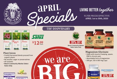 The Big Carrot Flyer April 1 to 30