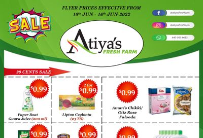 Atiya's Fresh Farm Flyer June 10 to 16