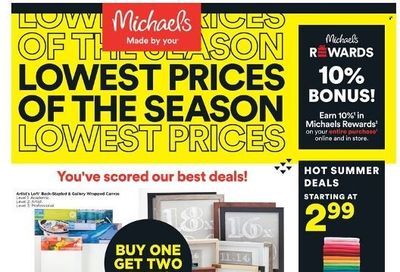 Michaels Weekly Ad Flyer June 12 to June 19