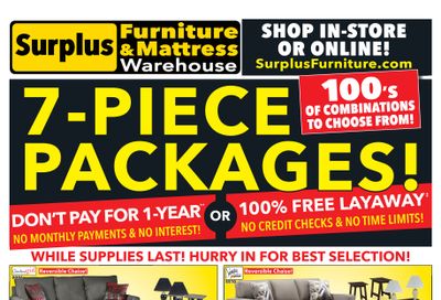 Surplus Furniture & Mattress Warehouse (Edmonton) Flyer June 13 to 26
