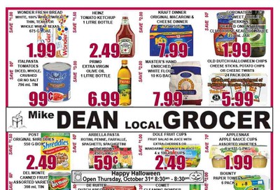 Mike Dean's Super Food Stores Flyer October 25 to 31