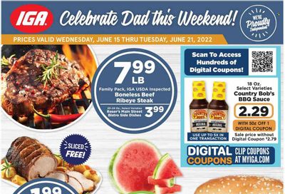 IGA Weekly Ad Flyer June 15 to June 22