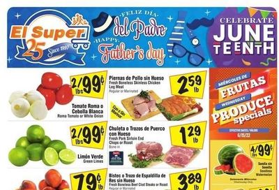 El Super (CA, NM, NV, TX) Weekly Ad Flyer June 15 to June 22