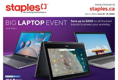 Staples Flyer June 15 to 21