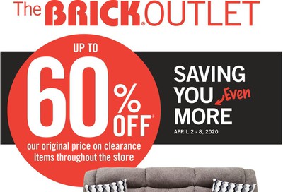 The Brick Outlet Flyer April 2 to 8