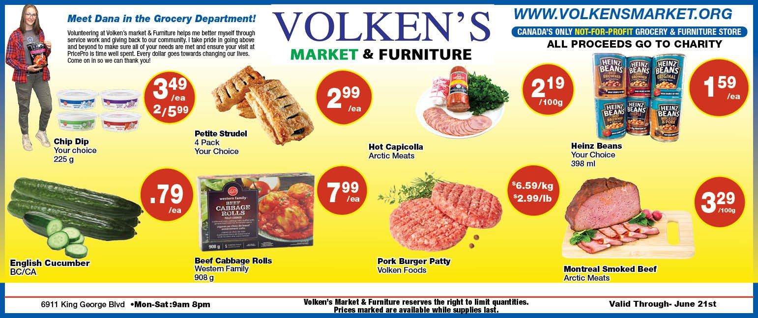 Volken's Market & Furniture Flyer June 15 to 21