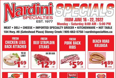 Nardini Specialties Flyer June 16 to 22