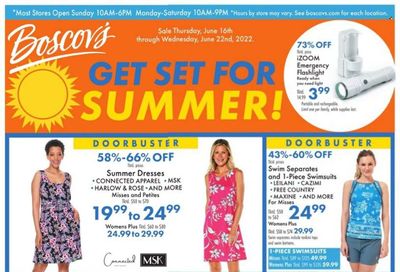 Boscov's (CT, DE, MD, NJ, NY, PA) Weekly Ad Flyer June 16 to June 23