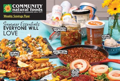 Community Natural Foods Flyer June 16 to 22
