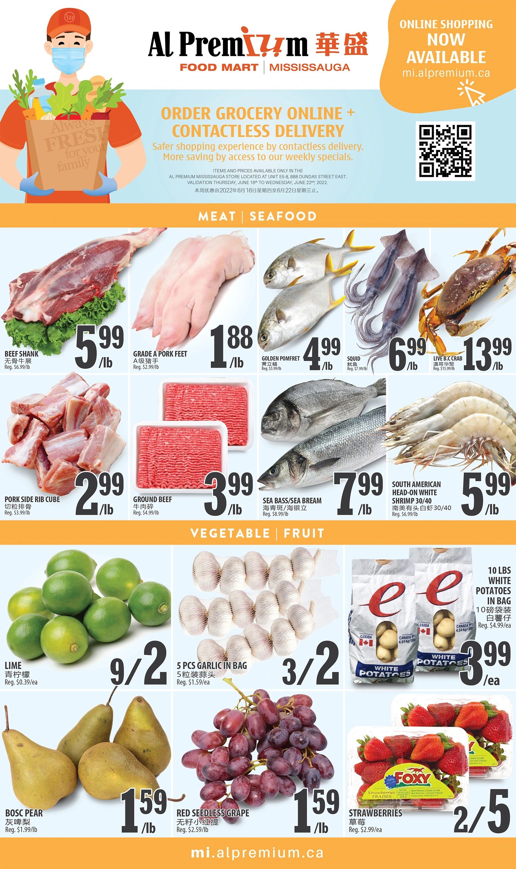 Al Premium Food Mart (Mississauga) Flyer June 16 to 22