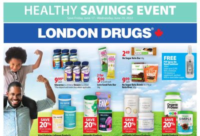 London Drugs Healthy Savings Event Flyer June 17 to 29