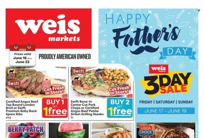 Weis (MD, NY, PA) Weekly Ad Flyer June 16 to June 23