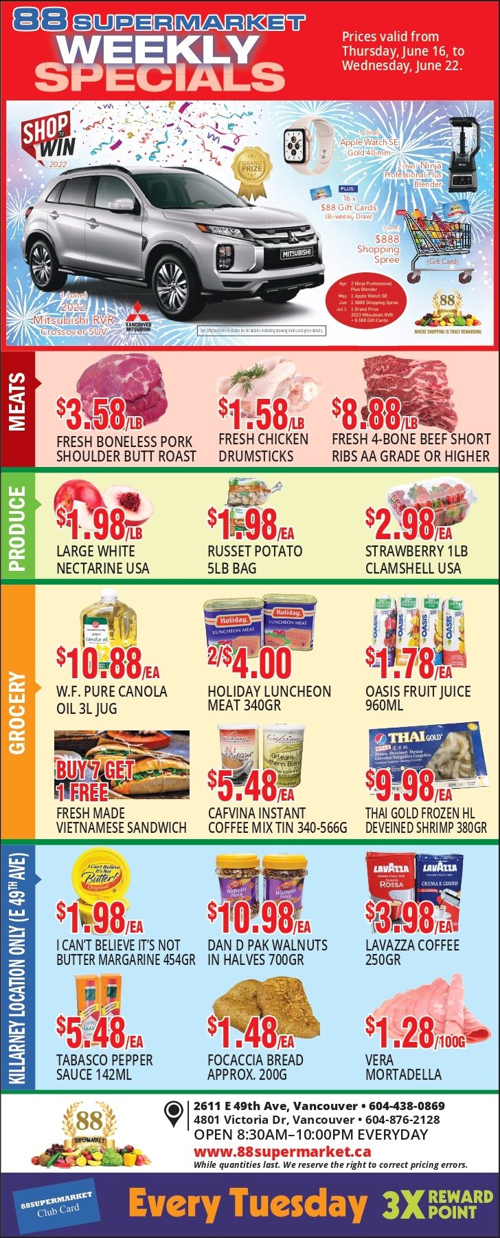 88 Supermarket Flyer June 16 to 22