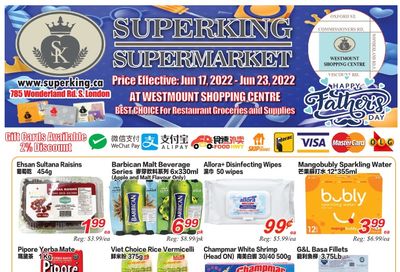 Superking Supermarket (London) Flyer June 17 to 23