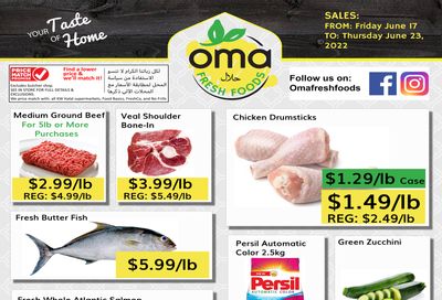 Oma Fresh Foods Flyer June 17 to 23