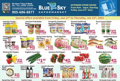 Blue Sky Supermarket (Pickering) Flyer June 17 to 23
