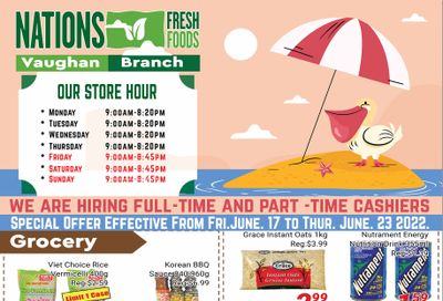 Nations Fresh Foods (Vaughan) Flyer June 17 to 23