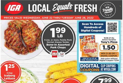 IGA Weekly Ad Flyer June 21 to June 28