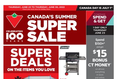 Canadian Tire (West) Flyer June 23 to 30