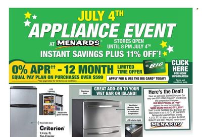 Menards Weekly Ad Flyer June 22 to June 29