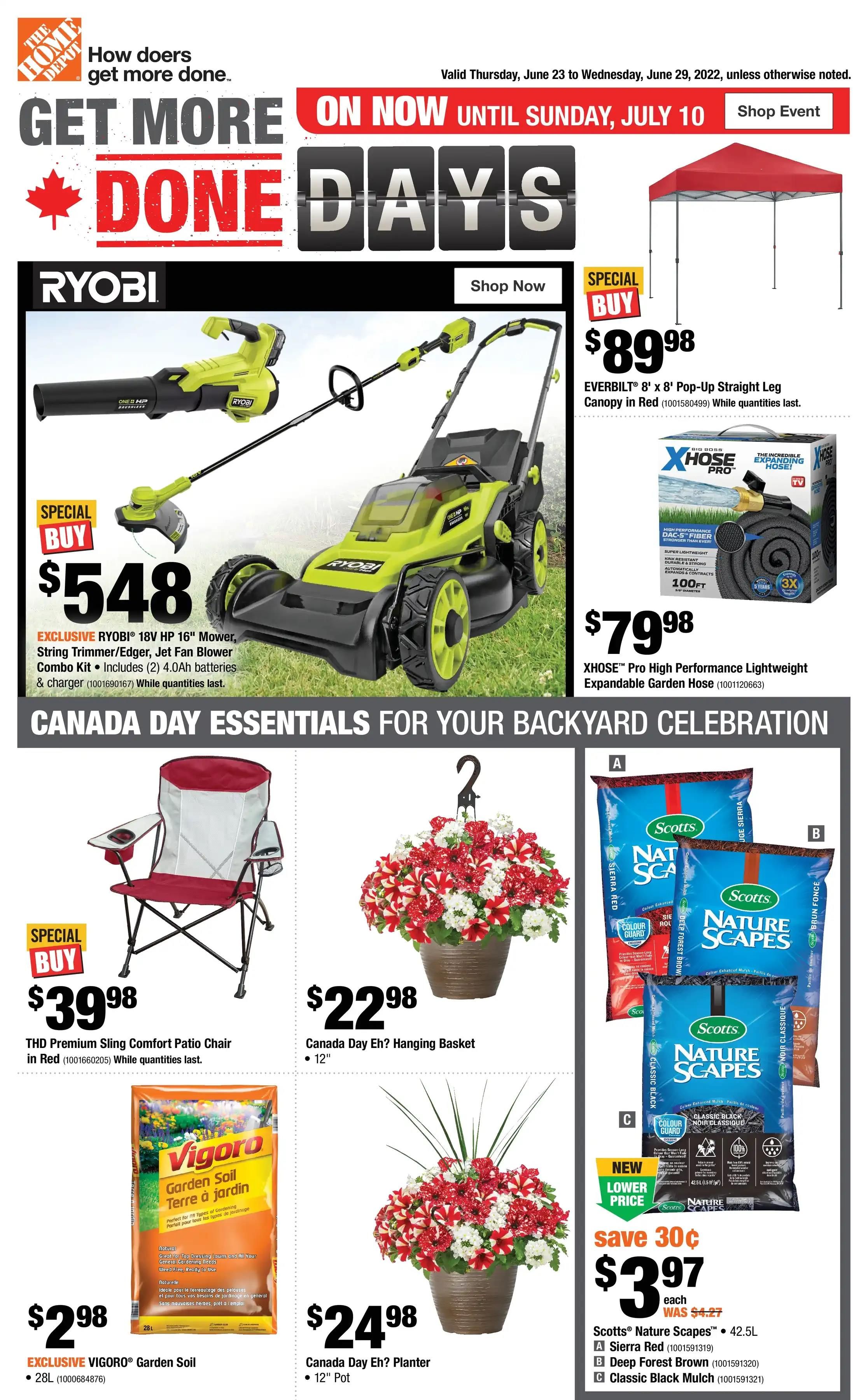 Home Depot ON Flyer June 23 To 29   Home Depot On Flyer June 23 To 29 1 Max 