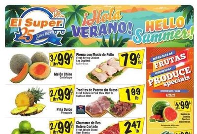 El Super (CA, NM, NV, TX) Weekly Ad Flyer June 22 to June 29