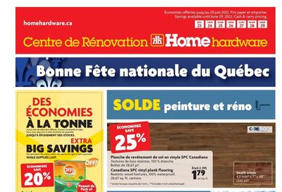Home Hardware Building Centre (QC) Flyer June 23 to 29