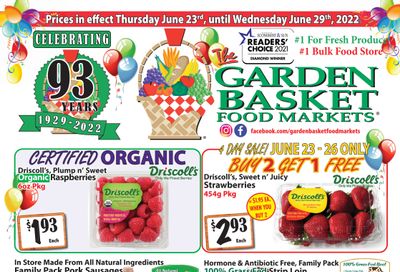 The Garden Basket Flyer June 23 to 29