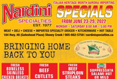 Nardini Specialties Flyer June 23 to 29