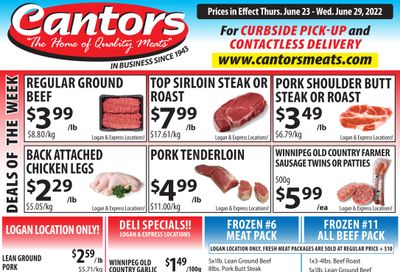 Cantor's Meats Flyer June 23 to 29