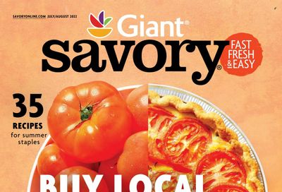Giant Food (DE, MD, VA) Weekly Ad Flyer Specials July 1 to August 31, 2022