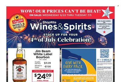 ShopRite (CT, DE, MD, NJ, NY, PA) Weekly Ad Flyer June 23 to June 30