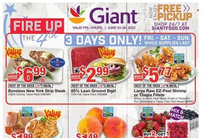 Giant Food (DE, MD, VA) Weekly Ad Flyer June 23 to June 30
