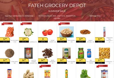 Fateh Grocery Depot Flyer June 23 to 29