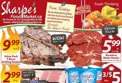 Sharpe's Food Market Flyer June 23 to 29