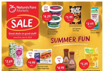 Nature's Fare Markets Flyer June 23 to July 13