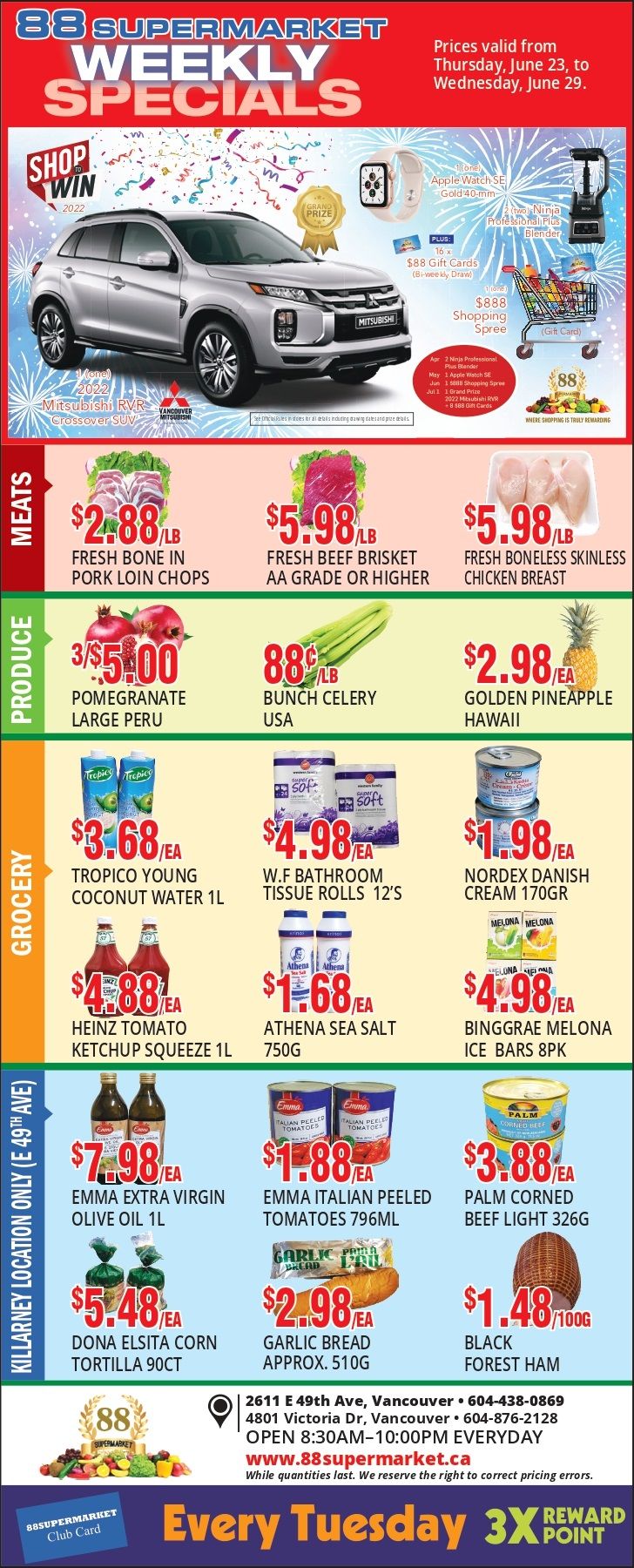 88 Supermarket Flyer June 23 to 29